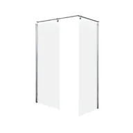 Kabiny prysznicowe - Kabina prysznicowa narożna prostokątna Prime 130x120x205 cm chromowana Sea-Horse - miniaturka - grafika 1