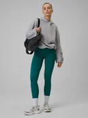 Legginsy - 4F Legginsy treningowe bezszwowe damskie - turkusowe XS/S - miniaturka - grafika 1