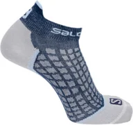 Skarpetki i podkolanówki sportowe - Skarpety Salomon Ultra Low Mood Indigo / Zen Blue - miniaturka - grafika 1