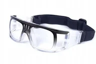 Okulary korekcyjne, oprawki, szkła - Okulary sportowe korekcyjne czarne gradient minusy -2 - miniaturka - grafika 1