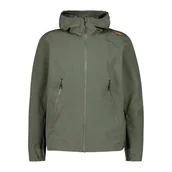 Kurtki męskie - CMP - Olive, 2-warstwowa męska kurtka z kapturem, 54 - miniaturka - grafika 1