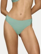 Majtki damskie - Triumph Figi klasyczne Illusion 10219711 Zielony - miniaturka - grafika 1