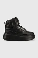 Sneakersy damskie - Karl Lagerfeld sneakersy skórzane ANAKAPRI KL63555.00X kolor czarny - miniaturka - grafika 1