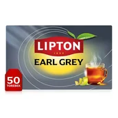 Herbata - Czarna herbata Lipton EARL GREY 50 torebek - miniaturka - grafika 1