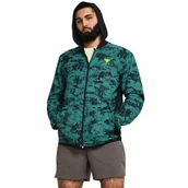 Kurtki męskie - Męska kurtka treningowa Under Armour Project Rock Iso Tide Hybrid Jkt - zielona - miniaturka - grafika 1