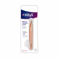 Akcesoria do paznokci - Killys Nail Art Tweezer pęseta do zdobień paznokci Rose Gold 109955-uniw - miniaturka - grafika 1