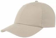 Czapki i chusty sportowe męskie - Czapka Dad Hat Strapback, jasnobeżowy, One Size - miniaturka - grafika 1