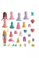 Lalki dla dziewczynek - Polly Pocket Zestaw modowy duży z 2 lalkami HKV96 - miniaturka - grafika 1