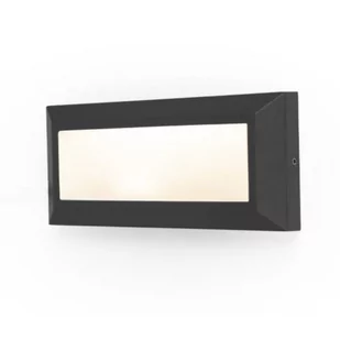Lutec Helena 5191605012 kinkiet lampa ścienna zewnętrzna ogrodowa 1x11W LED IP54 czarny - Lampy ogrodowe - miniaturka - grafika 1