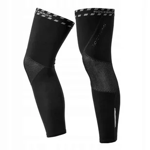 Nogawki rowerowe/ do biegania Rockbros rozmiar: L/XL LKPJ003XL (czarne) - Pozostała odzież dla rowerzystów - miniaturka - grafika 1