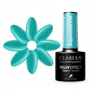 Claresa Lakier Hybrydowy Jelly Aquamarine 5ml - Lakiery hybrydowe - miniaturka - grafika 1