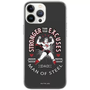 Etui dedykowane do IPHONE 13 wzór:  Superman 025 oryginalne i oficjalnie licencjonowane - Etui i futerały do telefonów - miniaturka - grafika 1