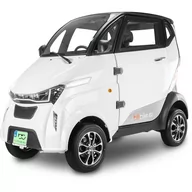 Skutery - Czterokołowiec lekki, skuter elektryczny zabudowany MICRO CAR BILI BIKE ECO4 J2 -biały - miniaturka - grafika 1