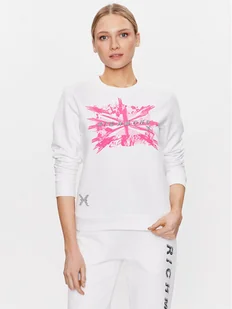 John Richmond Bluza UWP23010FE Biały Regular Fit - Bluzy damskie - miniaturka - grafika 1