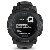 Smartwatch - Garmin Instinct 3 Solar Tactical Edition 45mm Czarny - miniaturka - grafika 1