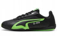 Moda i Uroda OUTLET - Buty PUMA MERCEDES MAPF1 TUNE CAT męskie sportowe czarno zielone 44 - miniaturka - grafika 1