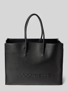 Torba shopper z fakturowanym wzorem model ‘MYRTHA’ - Torebki damskie - miniaturka - grafika 1