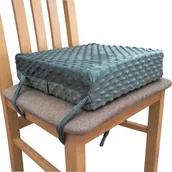 Krzesełka do karmienia - CZAS BOBASA SIEDZISKO NA KRZESŁO DLA DZIECI PODWYŻSZENIE MINKY TURKUS - miniaturka - grafika 1