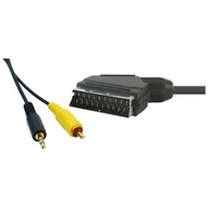 Kable - NoName Kabel Audio/video Scart-Cinch + Jack 3,5mm M/M 5m No Name - miniaturka - grafika 1