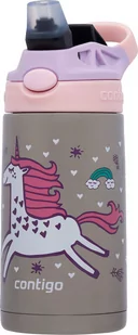 Butelka dla dzieci Contigo Easy Clean 420ml - Flying Unicorn - Bidony dla dzieci - miniaturka - grafika 1