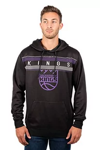 Unk NBA Męska bluza z kapturem Midtown męska NBA polarowa bluza z kapturem Czarny L - Bluzy męskie - miniaturka - grafika 1