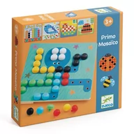Zabawki kreatywne - Djeco Primo Mozaika - Kolorowe Obrazki - Kolorowe Pinezki - DJ08140 - miniaturka - grafika 1