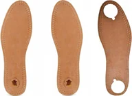 Akcesoria obuwnicze - G10-73 BRĄZOWE CIENKIE 1mm SKÓRZANE WKŁADKI DO BUTÓW ZASTĘPCZE WYŚCIÓŁKI 38 - miniaturka - grafika 1