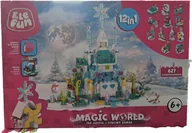 Klocki - Klocki konstrukcyjne 12w1 627 elementów dzieci 6+ zamek lodowy - miniaturka - grafika 1