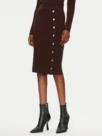 Spódnice - PINKO Spódnica ołówkowa Costina 104021 A15S Brązowy Regular Fit - miniaturka - grafika 1