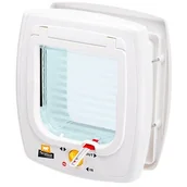 Pozostałe akcesoria dla psów - Ferplast Drzwiczki dla psa lub kota "Swing 7S" kolor biały - miniaturka - grafika 1