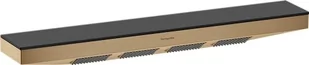hansgrohe Słuchawka prysznicowa z półką prysznicową Rainfinity, z 1 rodzajem strumienia (PowderRain) i regałem prysznicowym 50 cm, szczotkowany brąz - Słuchawki prysznicowe - miniaturka - grafika 1