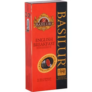 Basilur TEA CAPSULE ENGLISH BREAKFAST czarna herbata CEJLOŃSKA kapsułki Nespresso – 10 x 2 g - Herbata - miniaturka - grafika 1