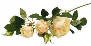Gałązka Róża Kremowa Stroika Do Bukietu Sztuczna Dekoracji Pączki Liście - Sztuczne kwiaty Gałązka Róża Kremowa Stroika Do Bukietu Sztuczna Dekoracji Pączki Liście - Sztuczne kwiaty - miniaturka - grafika 1