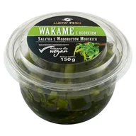 Szybkie dania obiadowe - Lucky Fish Sałatka z wodorostów morskich wakame z ogórkiem 150 g - miniaturka - grafika 1