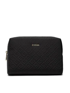 Guess Torba na toaletę Lorey 23,5 cm black - Kosmetyczki, organizery i kuferki - miniaturka - grafika 2