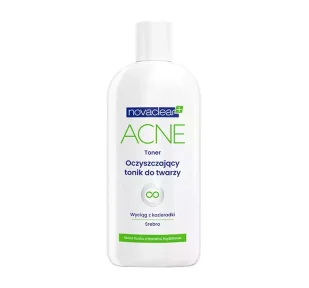 Equalan Novaclear+ Acne oczyszczający tonik do twarzy 150 ml - Maseczki do twarzy - miniaturka - grafika 1
