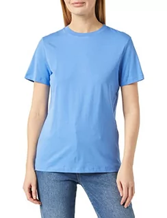 Koszulki i topy damskie - SELECTED FEMME Klasyczna koszulka damska, ultramaryna, XL - grafika 1