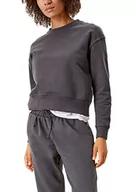 Bluzy damskie - Q/S designed by Bluza damska z długim rękawem, luźna, szary/czarny., XL - miniaturka - grafika 1