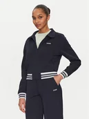 Bluzy damskie - Guess Bluza V5GQ03 KCYF2 Granatowy Regular Fit - miniaturka - grafika 1