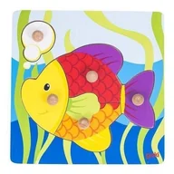 Puzzle - Goki puzzle z uchwytami Rybka - miniaturka - grafika 1