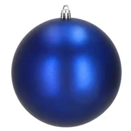 Bombki - Bombki choinkowe 6 szt. ozdoby świąteczne zestaw 10cm granatowe - miniaturka - grafika 1