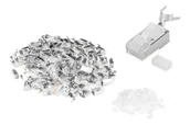 Adaptery i przejściówki - Digitus Wtyczka modułowa do kabli okrągłych, CAT 6A, ekranowana - 100 szt. AK-219604-100 - miniaturka - grafika 1