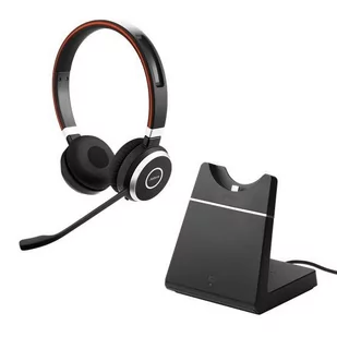 Jabra Evolve 65 UC Stereo czarne - Słuchawki - miniaturka - grafika 1