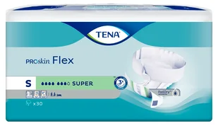 SCA Tena ESSITY POLAND SP. Z O.O. ProSkin Flex Super pieluchomajtki z regulowanym pasem mocującym rozmiar S 30 sztuk 9091986 - Pieluchy dla dorosłych - miniaturka - grafika 1