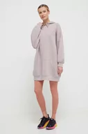 Sukienki - Guess sukienka kolor fioletowy mini oversize - miniaturka - grafika 1