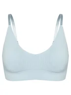 Koszulki sportowe damskie - Hunkemöller Biustonosz top Dianne 302142 Błękitny - miniaturka - grafika 1