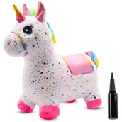 Skoczki dla dzieci - Skoczek SUN BABY Jednorożec w gwiazdki J06.043.0.1 - miniaturka - grafika 1