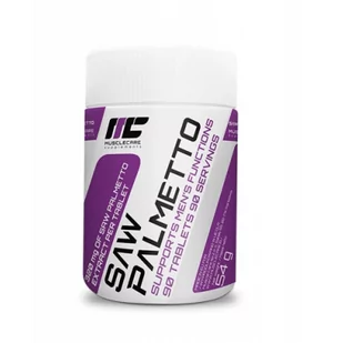 MUSCLE CARE Saw palmetto - działa  wspomagająco na erekcję., 90 tabletek - Układ moczowy i płciowy - miniaturka - grafika 1