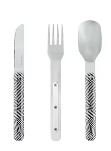Sztućce turystyczne zestaw Akinod Straight Cutlery 12H34 - diagonal - Kuchnie turystyczne - miniaturka - grafika 3