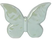Wielkanoc - Motyl Ceramiczny zielony perłowy, perłowy, 10,5x2,5x7,5cm - miniaturka - grafika 1